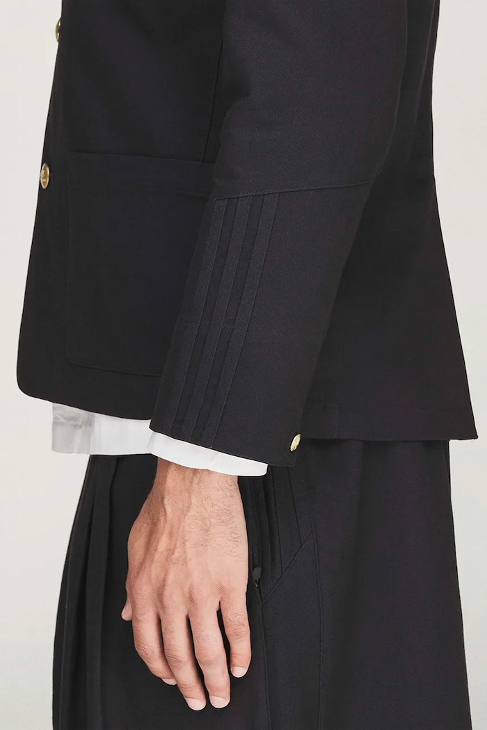 adidas Originals x Willy Chavarria single-breasted suit jacket cotton Men's — photo 5