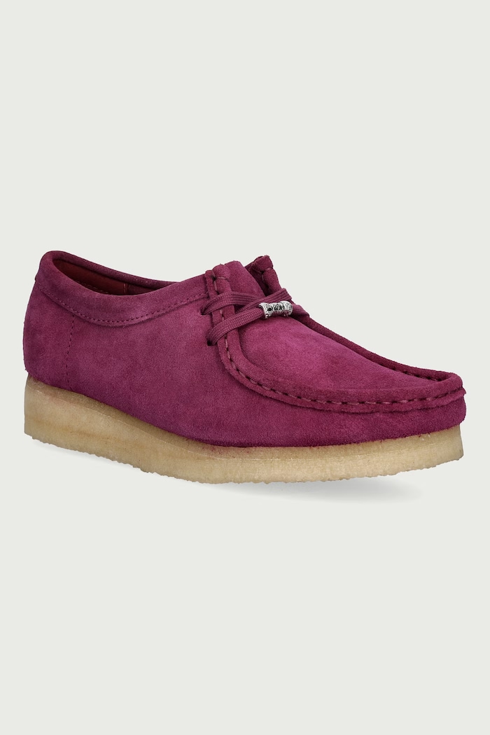 Clarks Originals Wallabee moccasins on a platform Women's suede