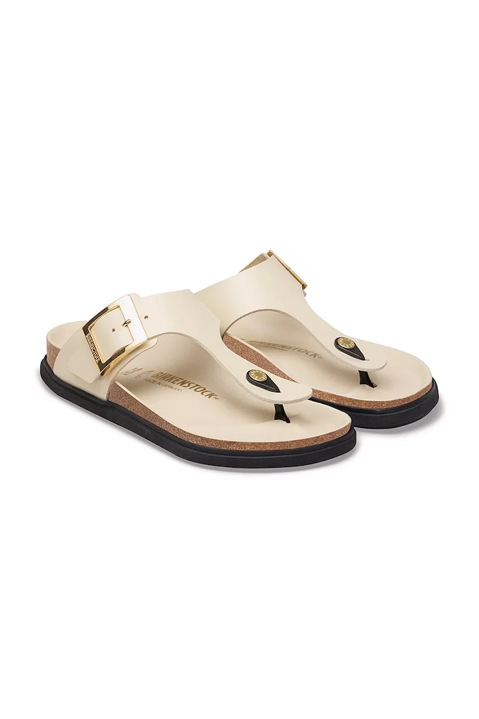 Birkenstock Gizeh DB LENA flip-flops flat heeled Women's leather — photo 3