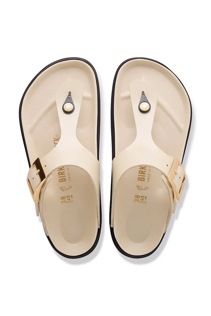 Birkenstock Gizeh DB LENA flip-flops flat heeled Women's leather — photo 5