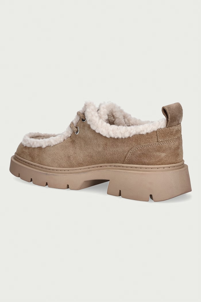 Inuikii Mocabee Curly dress shoes on the platform Women's suede — photo 3
