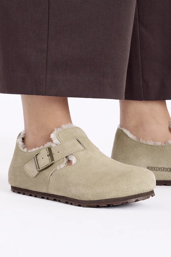 Birkenstock London Shearling LEVE dress shoes Women's suede — photo 7