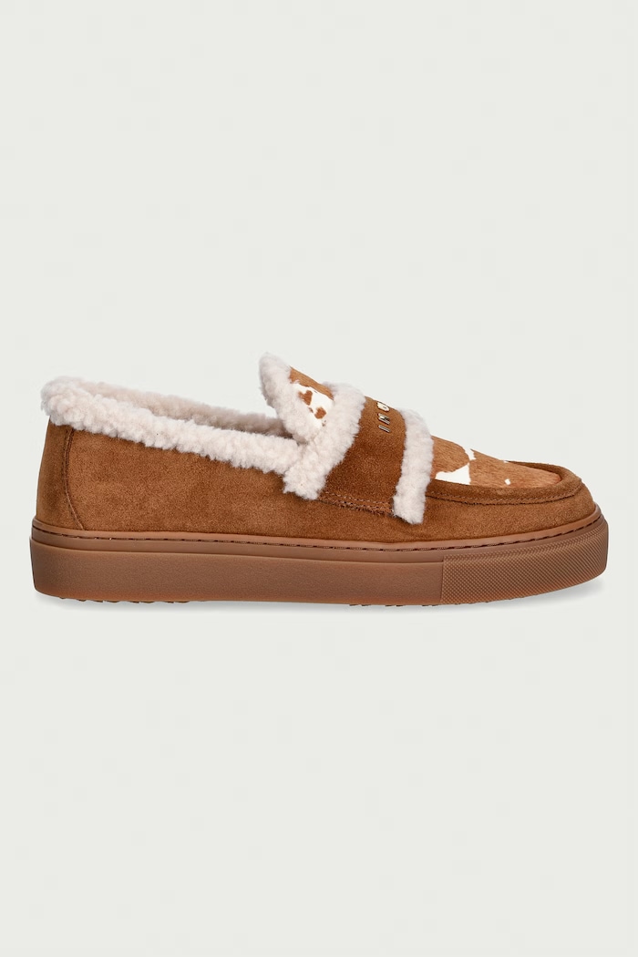 Inuikii Shearling Print moccasins Women's leather — photo 2