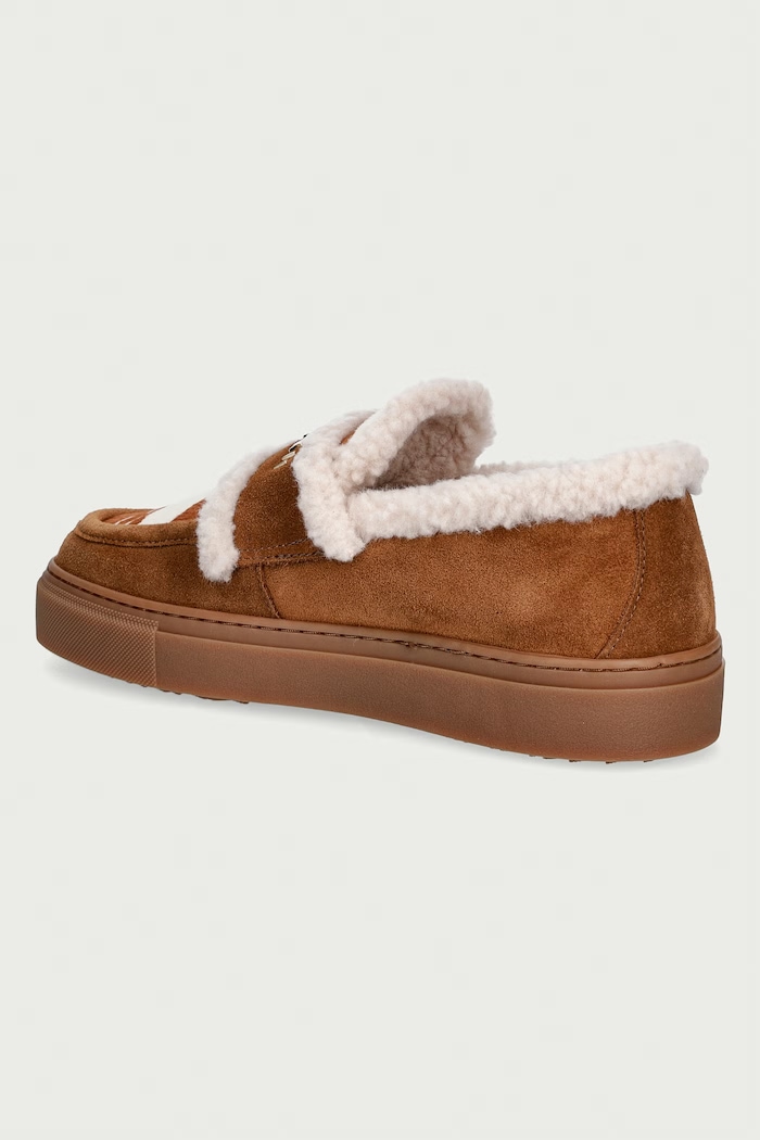 Inuikii Shearling Print moccasins Women's leather — photo 3