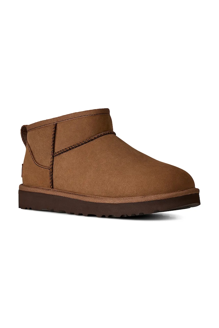 UGG W Classic Ultra Mini Nubuck snow boots Women's nubuck — photo 2