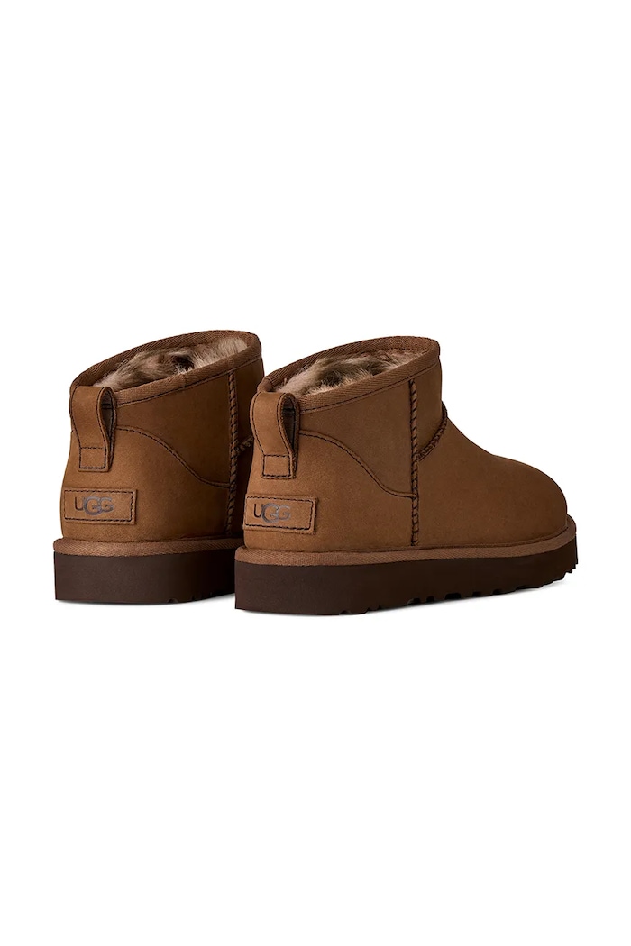 UGG W Classic Ultra Mini Nubuck snow boots Women's nubuck — photo 3