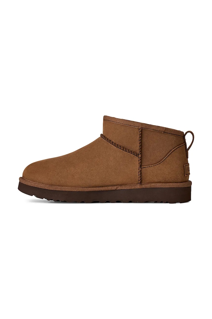 UGG W Classic Ultra Mini Nubuck snow boots Women's nubuck — photo 4