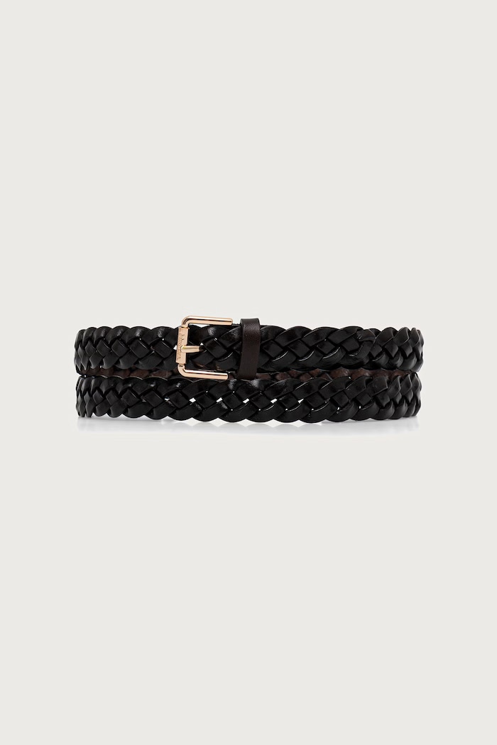 Max Mara braided belt leather Women's