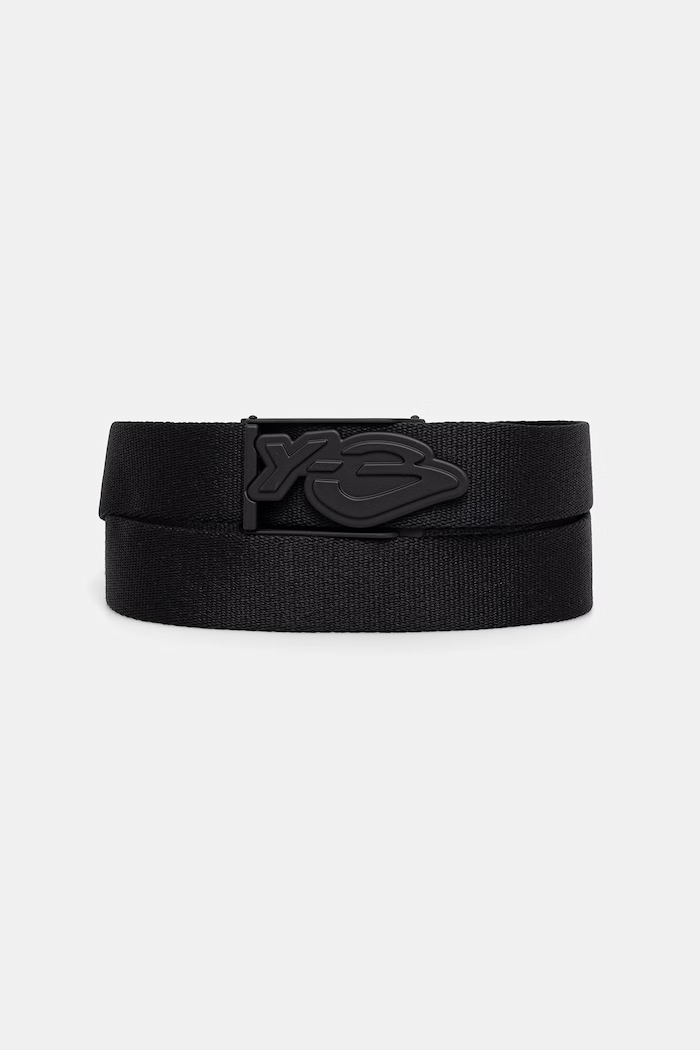 Y-3 LOGO BELT braided belt Men's
