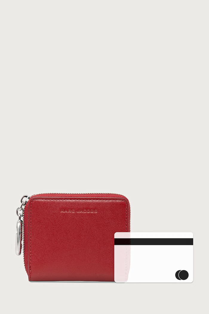 MARC JACOBS SLIM COMPACT WALLET leather Women's — photo 6
