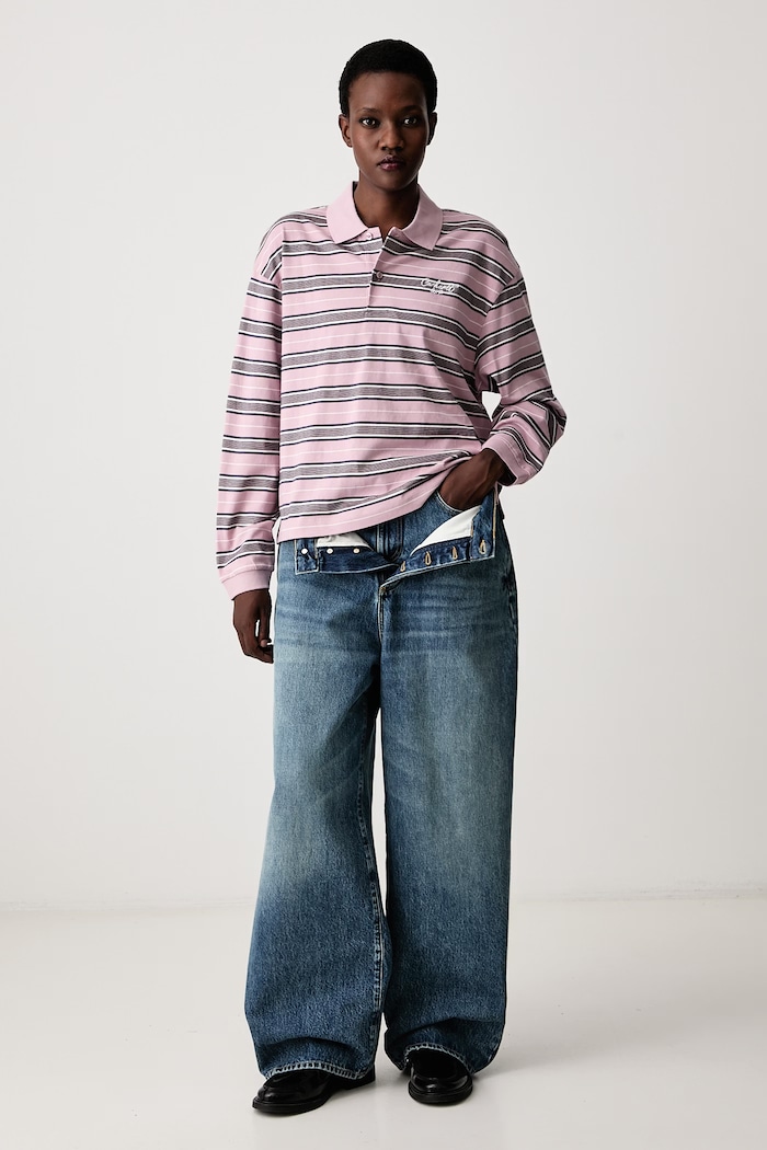 Carhartt WIP longsleeve Women's cotton Bronson Polo — photo 2
