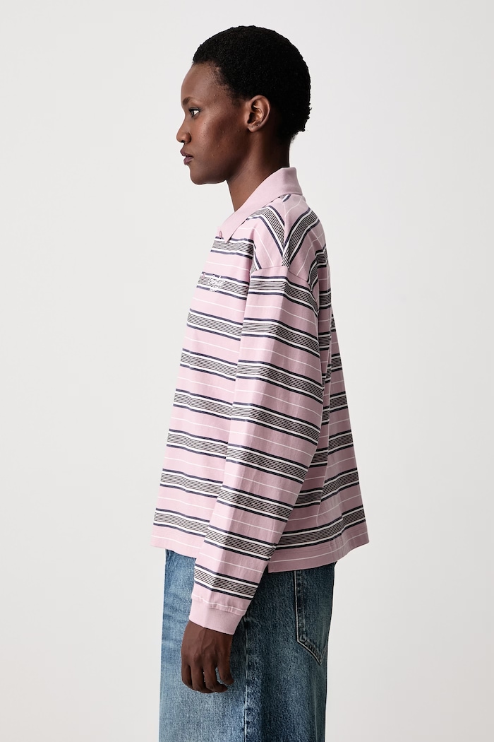 Carhartt WIP longsleeve Women's cotton Bronson Polo — photo 4