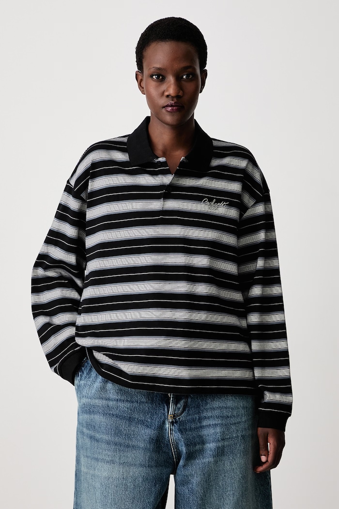 Carhartt WIP longsleeve Women's cotton Bronson Polo