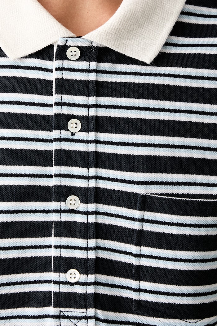 A.P.C. courtes rayee GOTS polo shirt cotton Women's — photo 6