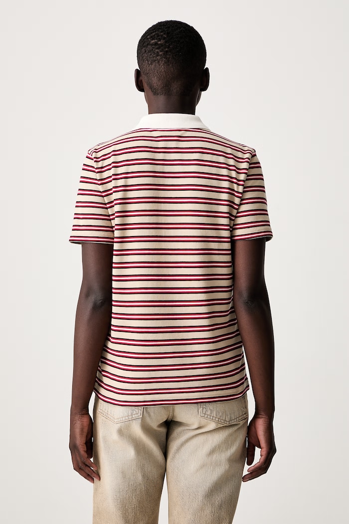 A.P.C. courtes rayee GOTS polo shirt cotton Women's — photo 3
