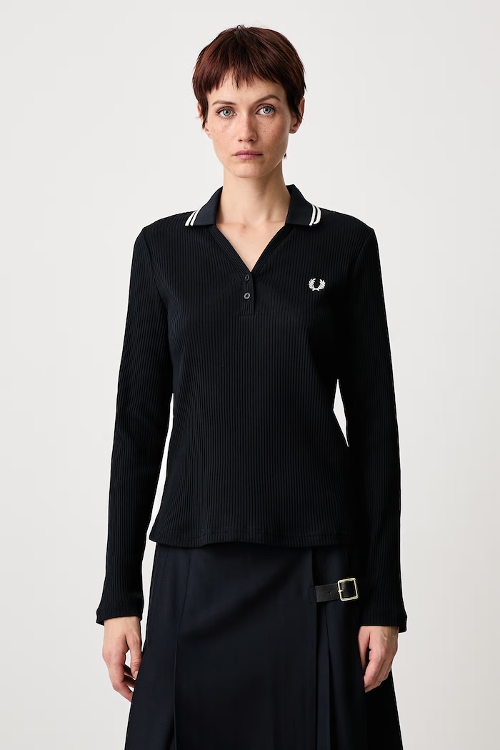 Fred Perry longsleeve with cotton Women's