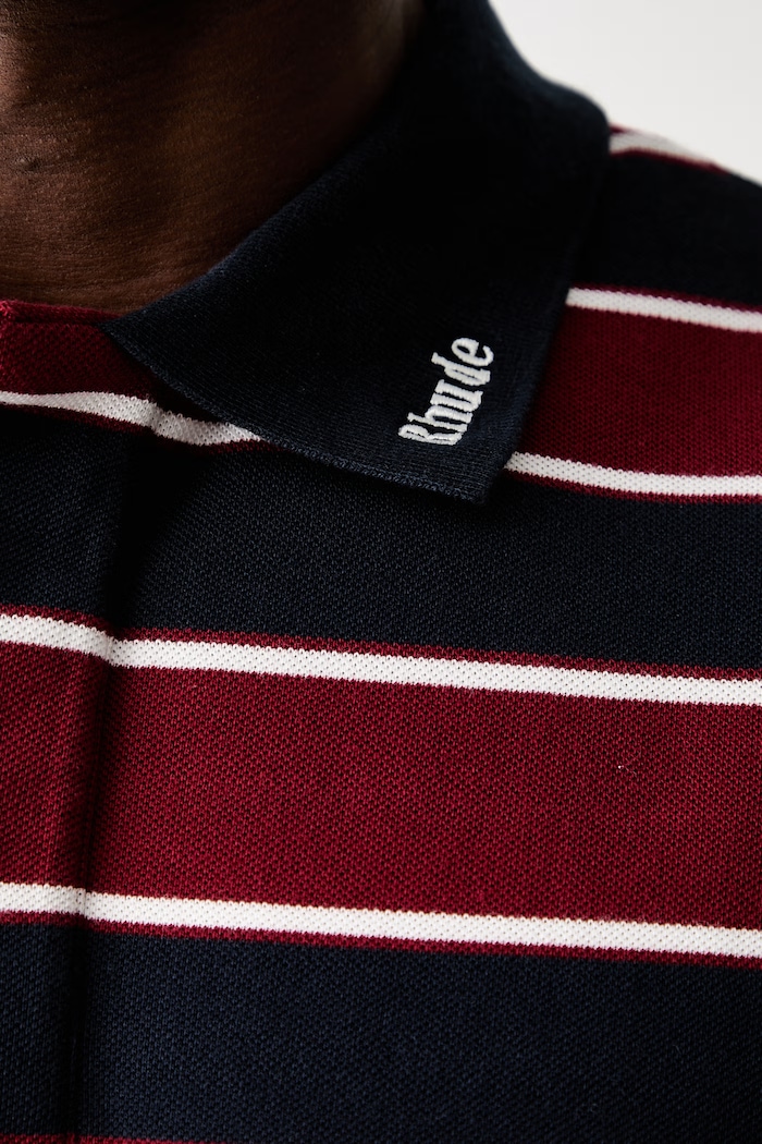 RHUDE polo shirt cotton Men's — photo 6