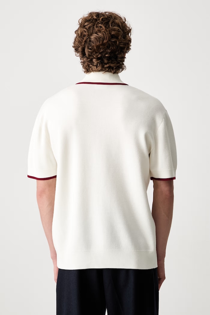 Drôle de Monsieur sweater-style polo shirt wool Men's — photo 3