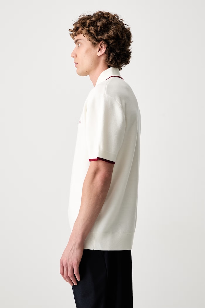 Drôle de Monsieur sweater-style polo shirt wool Men's — photo 4