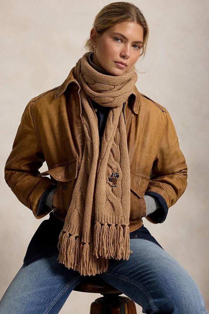 Polo Ralph Lauren scarf with wool Women's — photo 4