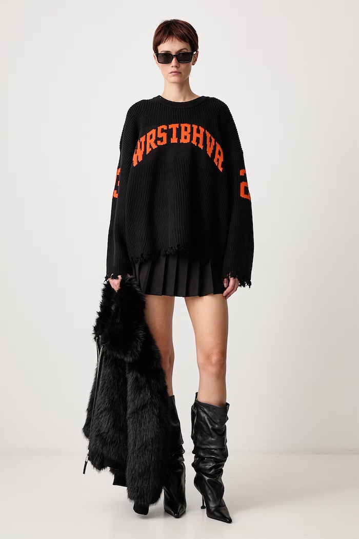 WRSTBHVR NURIA pleated skirt with viscose — photo 2