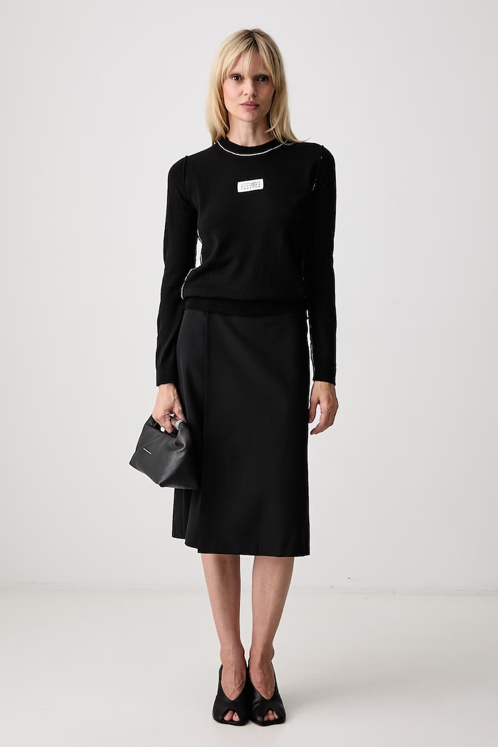 MM6 Maison Margiela skirt with wool — photo 2