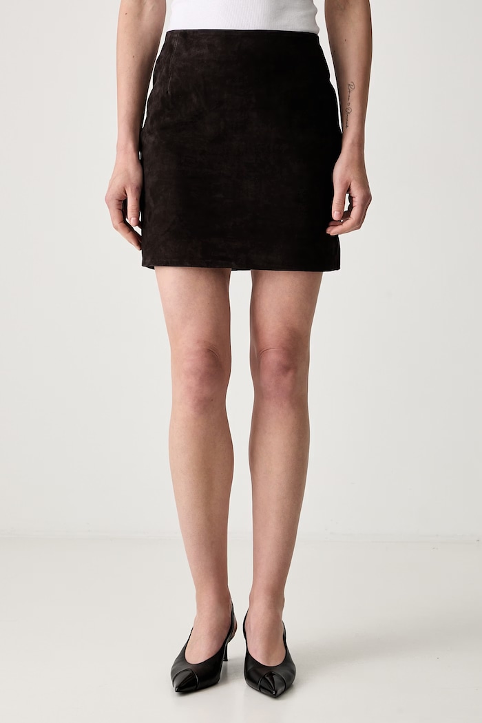 Rotate SUEDE MINI skirt suede
