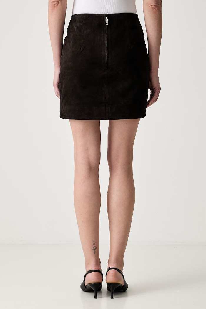 Rotate SUEDE MINI skirt suede — photo 3