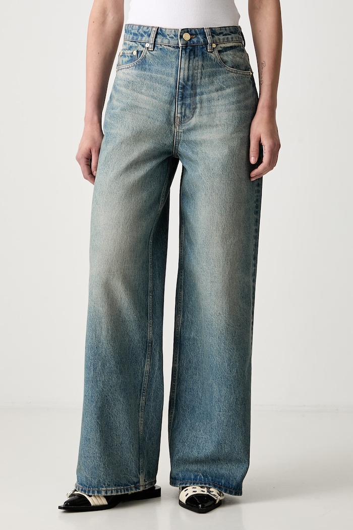 GANNI Lari straight jeans Women's