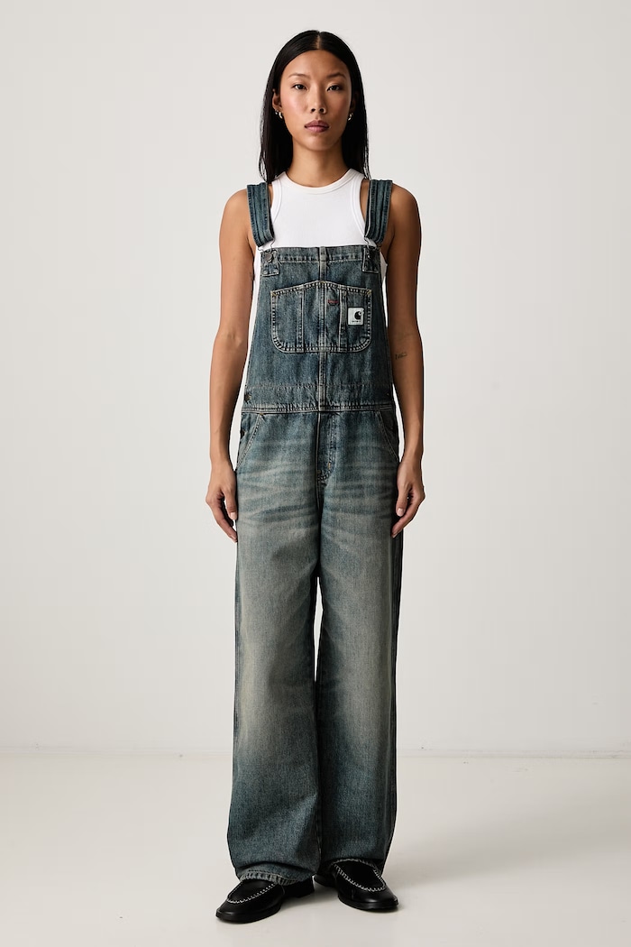 Carhartt WIP Bib Overall Straight denim overalls Women's