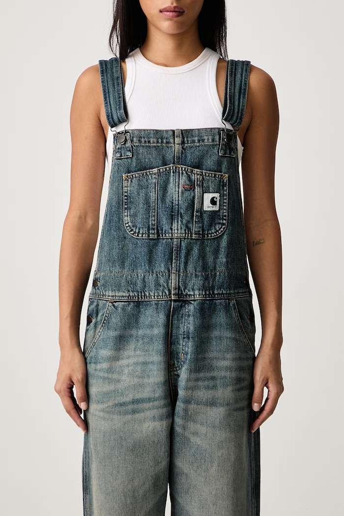 Carhartt WIP Bib Overall Straight denim overalls Women's — photo 5