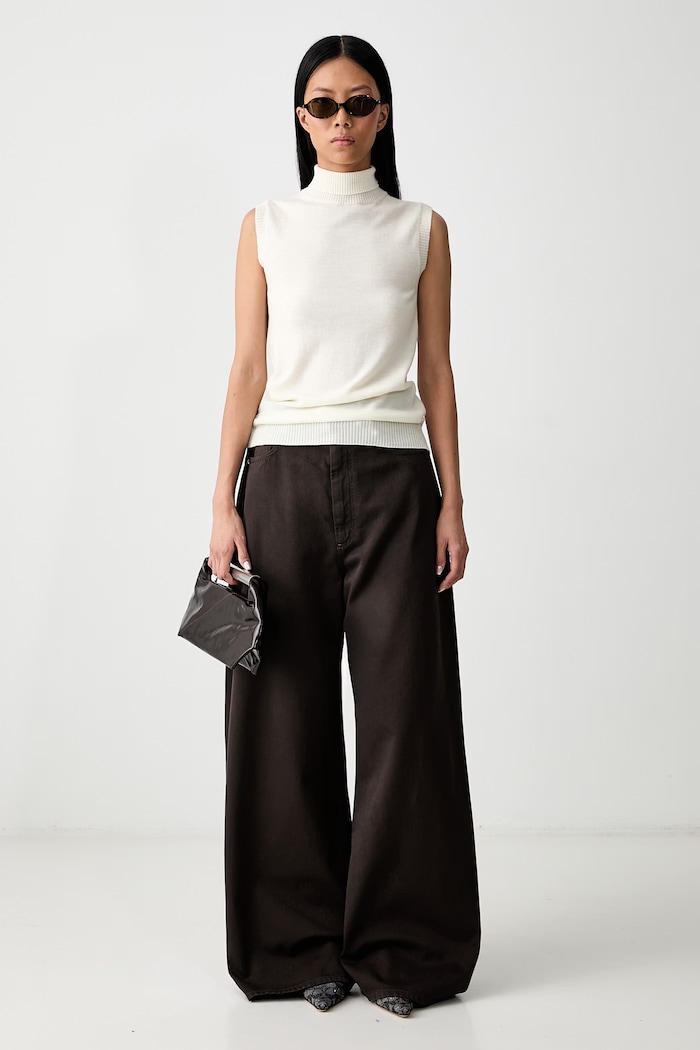 Sportmax Siamese wide leg jeans Women's — photo 2