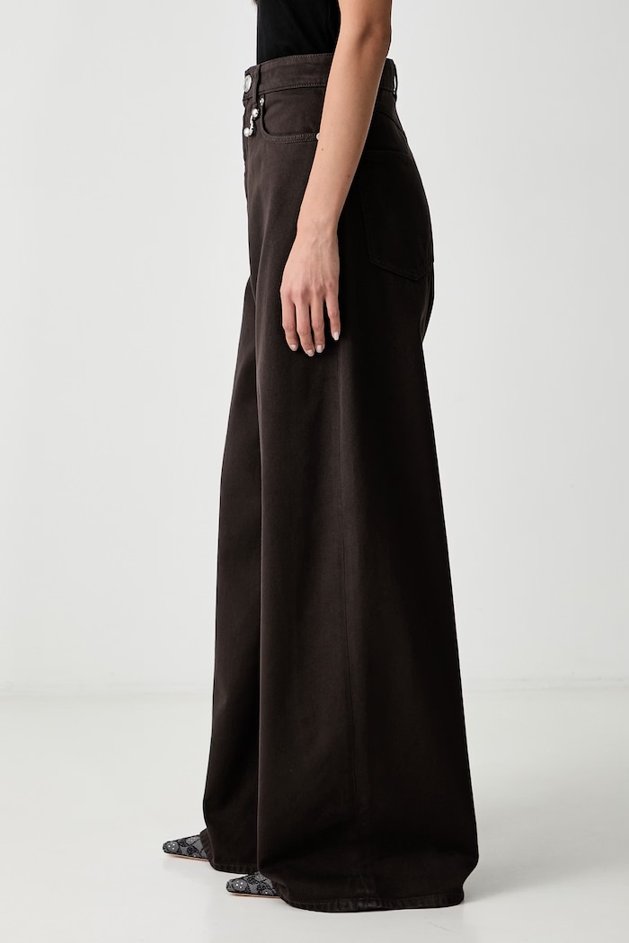 Sportmax Siamese wide leg jeans Women's — photo 4