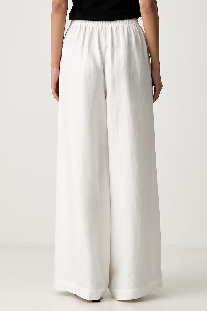 Anine Bing ROSLYN wide leg trousers with viscose Women's — photo 3