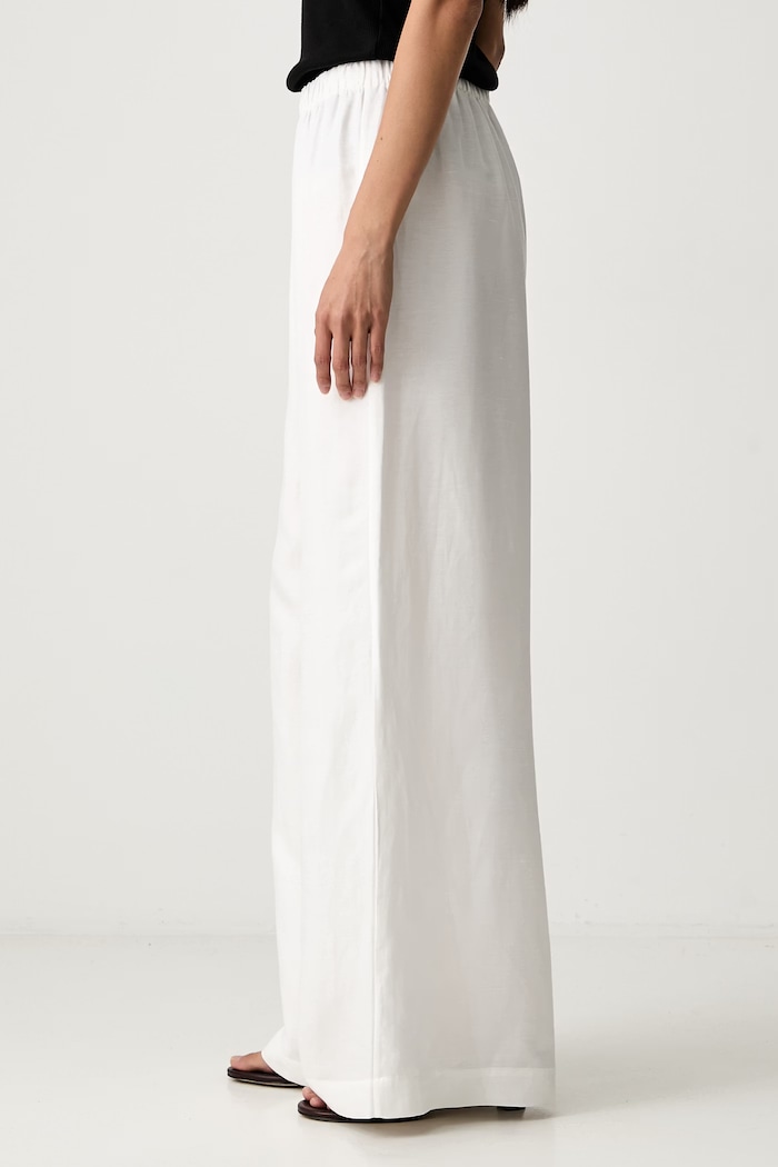 Anine Bing ROSLYN wide leg trousers with viscose Women's — photo 4