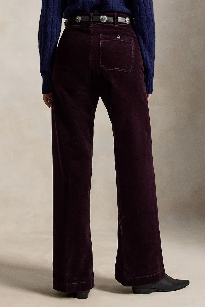 Polo Ralph Lauren flare trousers with cotton Women's — photo 2
