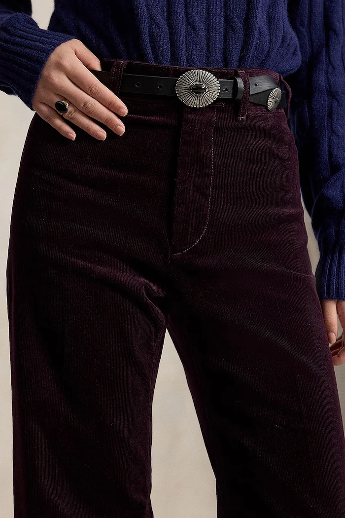 Polo Ralph Lauren flare trousers with cotton Women's — photo 4