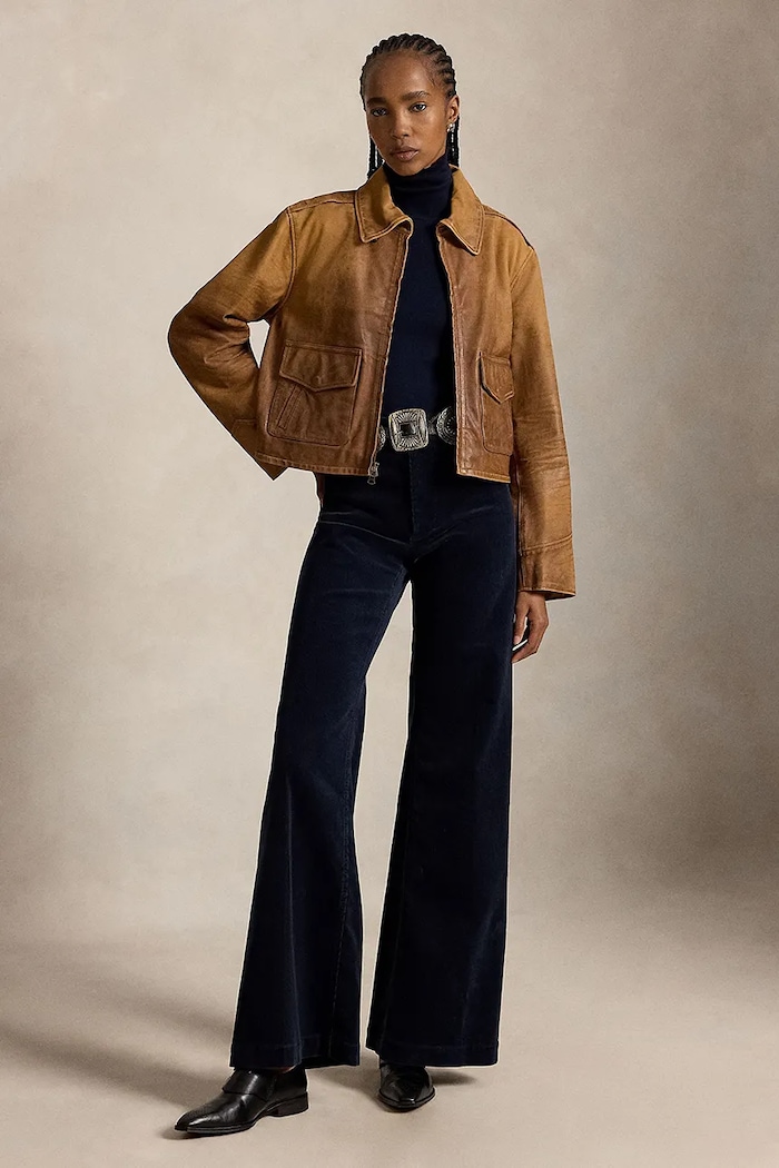 Polo Ralph Lauren flare trousers with cotton Women's — photo 3