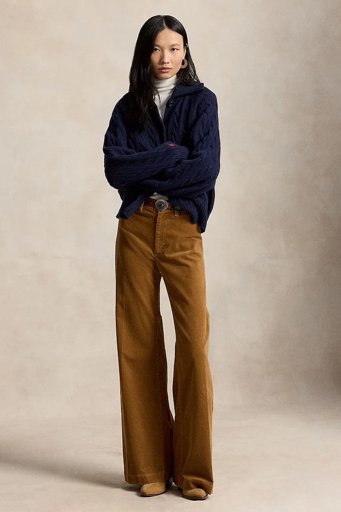 Polo Ralph Lauren flare trousers with cotton Women's — photo 3