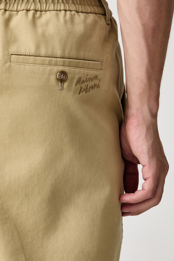 Maison Kitsuné trousers cotton Men's — photo 6