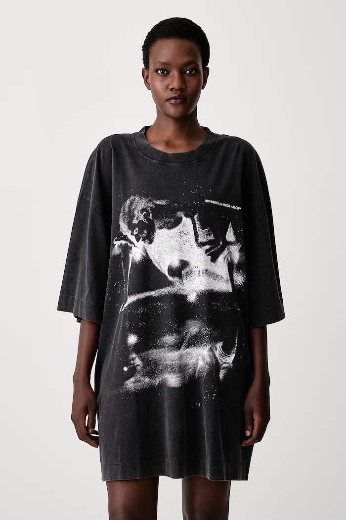 Off-White Dreaming Narciso dress printed cotton