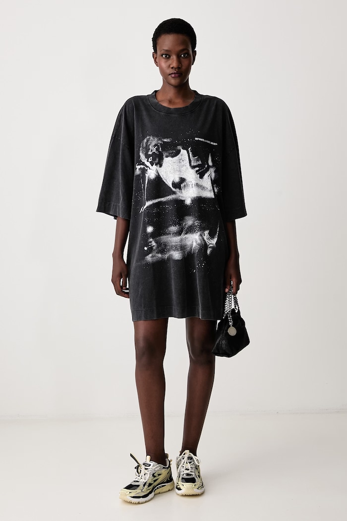Off-White Dreaming Narciso dress printed cotton — photo 2