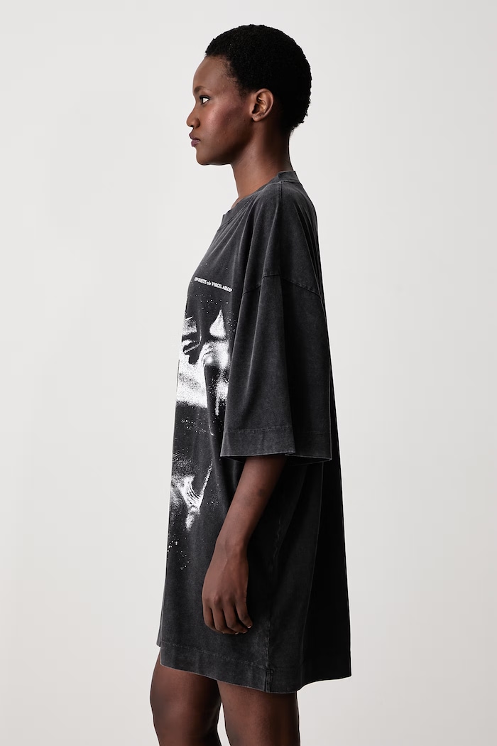 Off-White Dreaming Narciso dress printed cotton — photo 4
