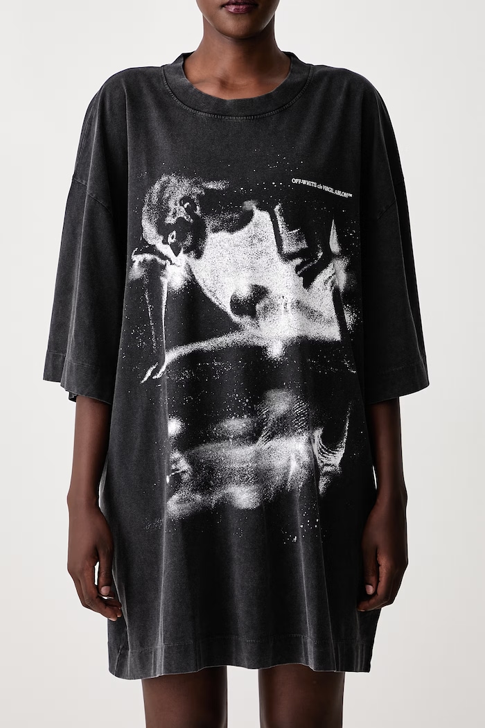Off-White Dreaming Narciso dress printed cotton — photo 5