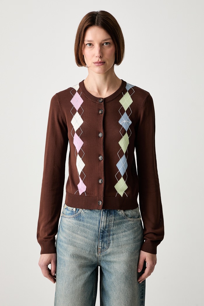 GANNI cardigan cotton Women's