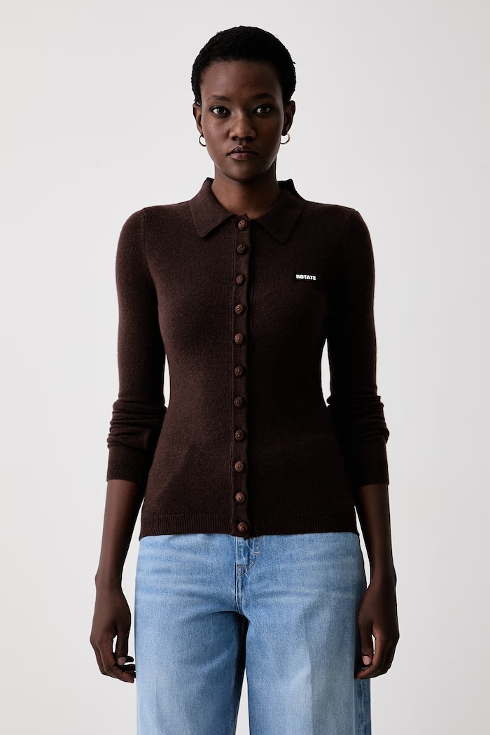 Rotate cardigan wool Women's