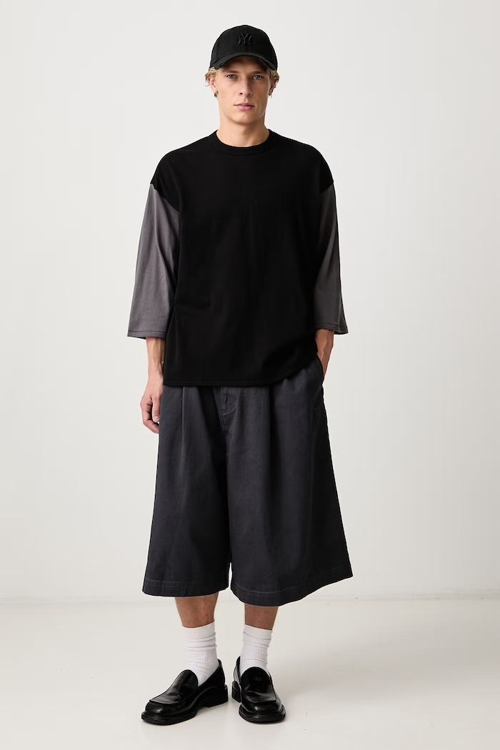 adidas Originals Pleated Jorts shorts cotton Men's — photo 2