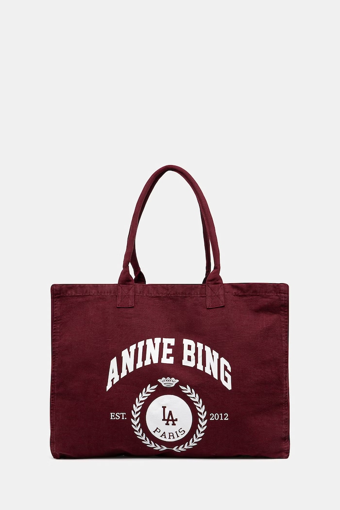 Anine Bing LEO tote bag women's cotton