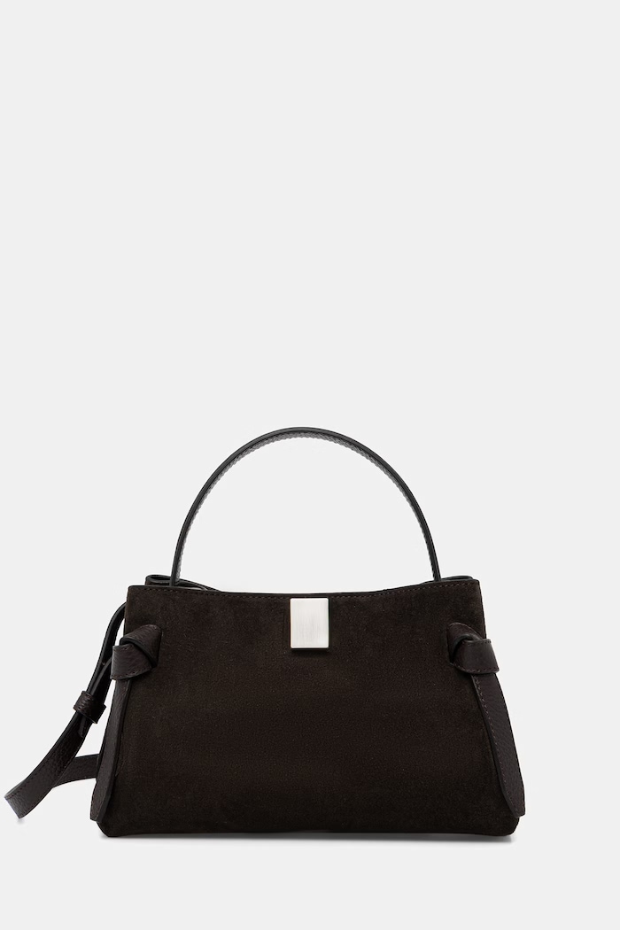 Yuzefi GYOZA MINI crossbody bag women's suede