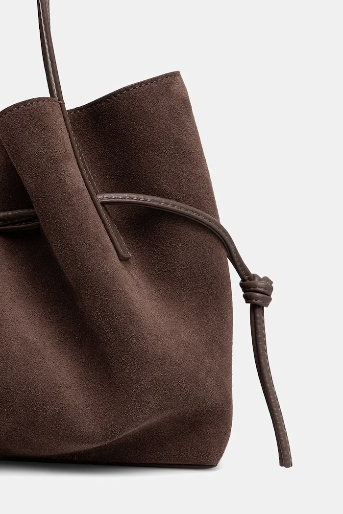 Yuzefi SCALLOP SHOULDER bag Women's suede — photo 3